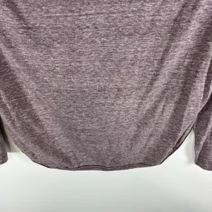 Free People We‎ the Free 3/4 Sleeve Crop Top Purple Womens Size Large Boho thumbnail 3