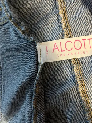 Vintage Alcott denim mini skirt- button down thumbnail 5