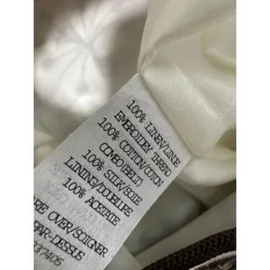 Cynthia Cynthia Steffe Brown White Linen Cotton Embroidered‎ Knee Length Skirt 6 thumbnail 7