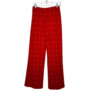1980s Fire Islander Red Nautical Knit Pant Suit Set Small thumbnail 4