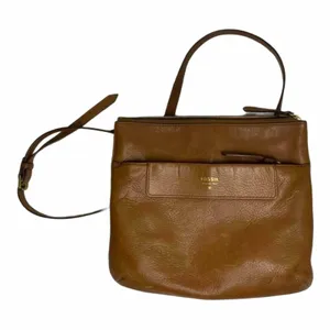 Fossil Brown Leather Crossbody Bag‎ thumbnail 1