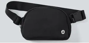 Halara Black Nylon Crescent Belt Bag Adjustable Waist Pack Fanny Pack Polyester thumbnail 1