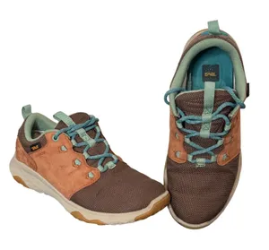 Teva Arrowood Venture Waterproof Hiking Shoes Womens 8.5 Brown Outdoor Camping thumbnail 1