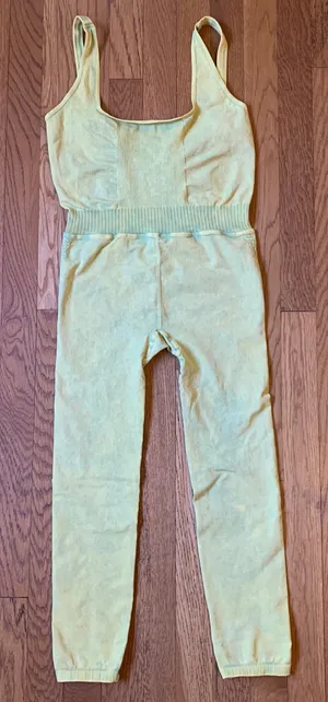 Free People NWOT Onesie Jumpsuit Pineapple Punch Size M/L thumbnail 8