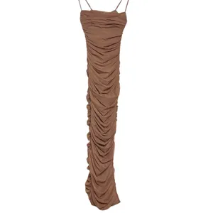 House of Cb Fornarina Ruched Mesh Maxi Dress thumbnail 5