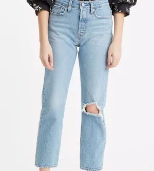 Levi's Premium Wedgie Straight Leg Denim Jean thumbnail 1