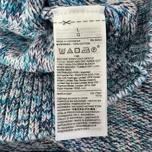 GAP Marled Knit Sweater Soft Cotton Blend Cozy Everyday neutral large‎ thumbnail 3