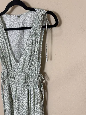 Rails Constantine Midi Dress In Green Garden Tie Details Size Small thumbnail 6