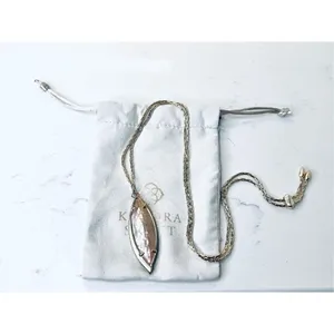 Kendra Scott Milla Mother of Pearl Gold Thick Slide Necklace‎ thumbnail 8