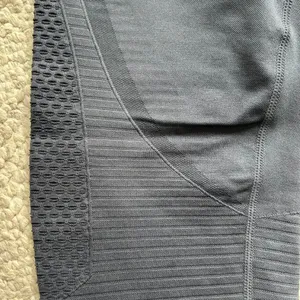 Zyia Active Perforated Performance Legging Women's Size Medium Gray Breathable thumbnail 4