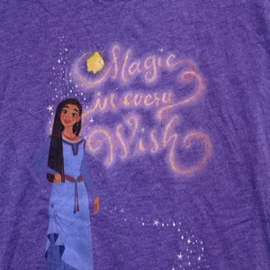 Next Level Apparel Disney Wish Magic in Every Wish Racerback Tank Top Women’s Medium Purple Heather thumbnail 2