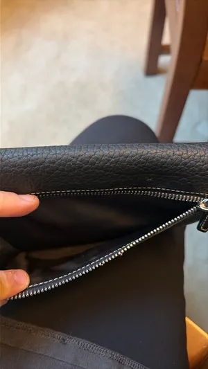 Dooney & Bourke Black Pebbled Leather Snap Wallet thumbnail 6