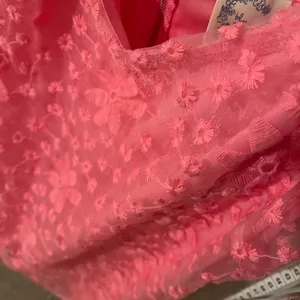 NWT Barbiecore 💖 Francesca’s Blue Rain Pink Floral Tie Shoulder Dress Size M thumbnail 4