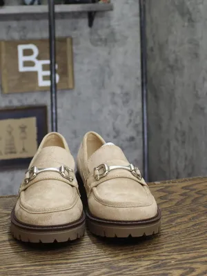 NWT Journee Collection Comfort Foam Jessamey Platform Loafers Taupe Brown 7.5M thumbnail 4