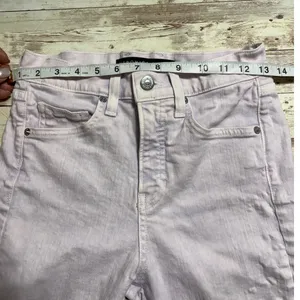 Veronica Beard Lavender Skinny Jeans Women's Size 25 Stretch Spring Denim thumbnail 7