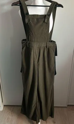 Cider Corduroy Adjustable Button Strap Casual Relaxed Backless Overalls thumbnail 10