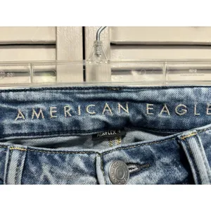 American Eagle Airflex + Light Distressed Skinny Denim Jeans Size 30x30 Mid Rise thumbnail 3