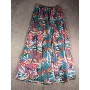 rachel roy vibrant tropical-print maxi skirt thumbnail 6