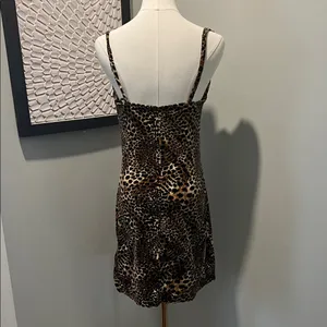 Frederick's of Hollywood Brown Leopard Mini Dress thumbnail 4