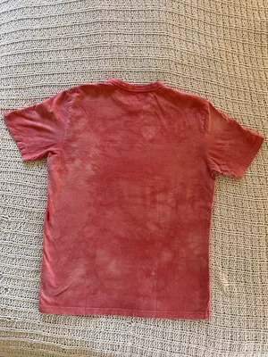 American Eagle Tailgate Red Tie Dye Snoopy Surf Shirt Oversized Size Small thumbnail 2
