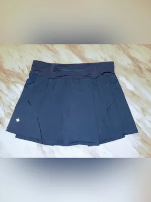 NWT Antonio Melani Match Skirt Blue Athletic Skort Size S thumbnail 3