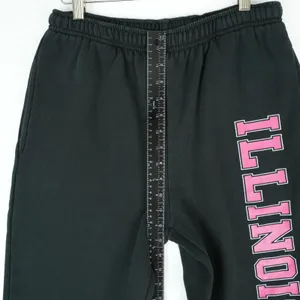 JanSport Illinois State University Redbirds Sweatpants Womens Small‎ Black Pink Joggers thumbnail 10
