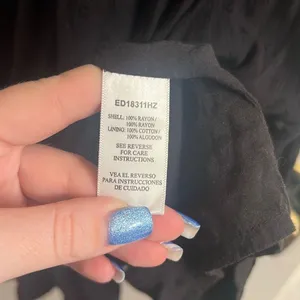 ✨En CrèMe | Way Of Life Cotton Embroidered Black Sz Large Mididress✨ thumbnail 7