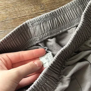 high waisted dark gray sweatpants thumbnail 4