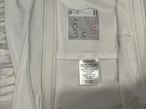 Lucky in Love- White Pleated Tennis Skirt with Trim thumbnail 5