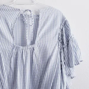 Anthropologie Pilcro Sybil Ruffle Teir Sleeve Blouse thumbnail 6