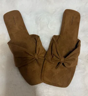Free People Tia Ruched Vegan Suede Sandals NWOT thumbnail 1