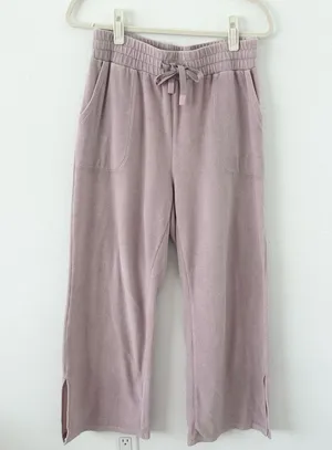 JoyLab Dusty Pink Wide Leg Sweatpants thumbnail 1