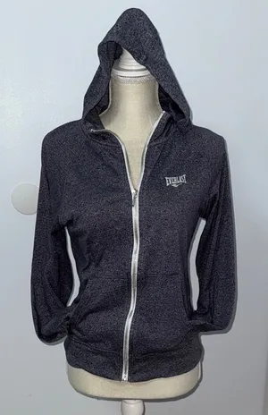 Everlast Women's Gray Zip-Up Hoodie thumbnail 1