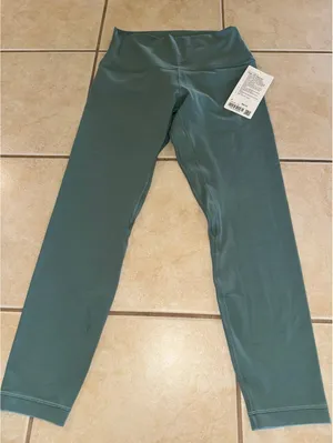 Lululemon Align High Rise 25” Tidal Teal Size 8 NWT thumbnail 3