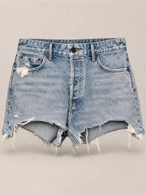 Revolve GRLFRND Distressed Cutoff Denim Shorts Women’s 30 thumbnail 2