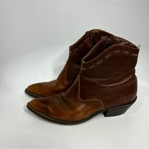 Laredo ankle‎ leather cowboy boots size 6 thumbnail 3
