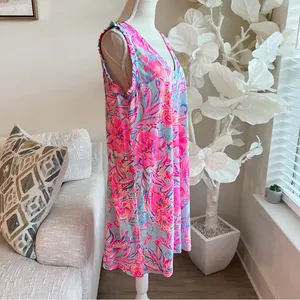 Lilly Pulitzer Aron Shift Sleeveless Dress In Multi Island De coco thumbnail 3