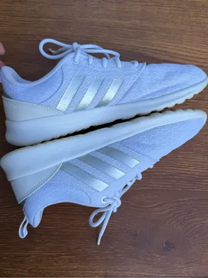 Adidas Cloudfoam Running Shoes Women 7.5 White Athletic Sneakers Comfort thumbnail 8