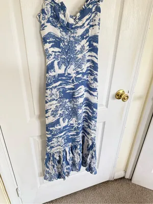 Reformation Nikita Midi Dress in Toscana Print thumbnail 5
