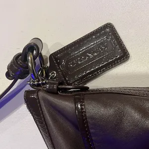 Coach Park Brown Leather bag cross body thumbnail 3