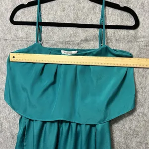 BCBGeneration Teal‎ Popover Tulip Mini Dress XS Sleeveless thumbnail 3