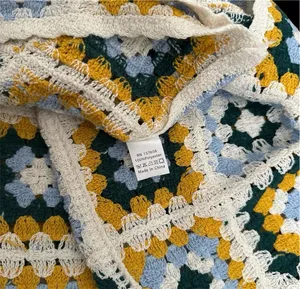 Retro Green & White Crochet Cover Up Mini Dress thumbnail 11