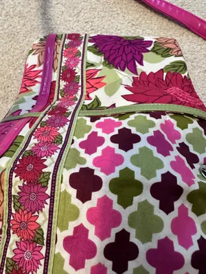 Vera Pelle Vera Bradley Floral Purse thumbnail 5