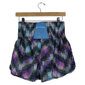 Free People Movement The Way Home Abstract Print Running Shorts Multi Size M thumbnail 5