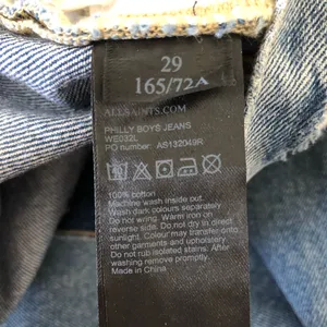 All Saints Mazzy Embroidered Blue Jeans W29 thumbnail 11