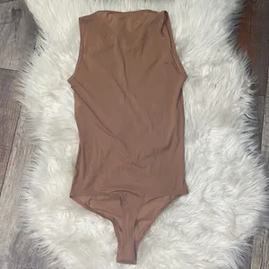SKIMS Jelly Sheer Sleeveless Thong Bodysuit in Sienna, NWT thumbnail 8