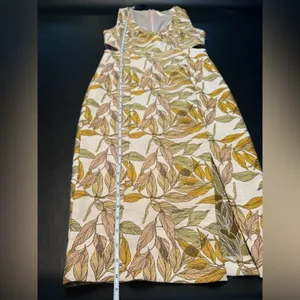 Gianni Bini Beckham Cutout Sheath Dress Size XS Jacquard Floral Fabric With Slit thumbnail 13