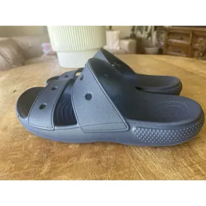 Crocs Classic Slide Sandals Blue Women’s Comfort Slip On Pool Shower Shoes thumbnail 2