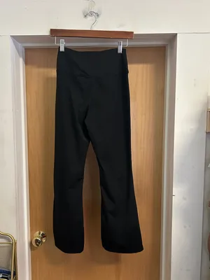 NWT! Commense Black Flare Front Split Pull On Pants thumbnail 3