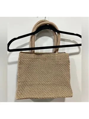 The Sak Crochet Tote Bag One Size Beige thumbnail 2